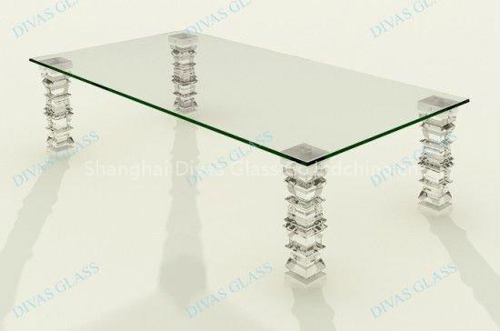 glass top table bases