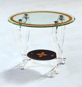 Galss End Table