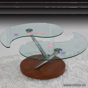 Extending Tempered Safty Glass Table