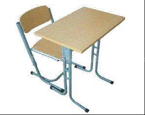 School desk & chair