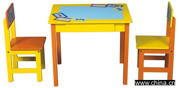 Children's Square Table and Chair