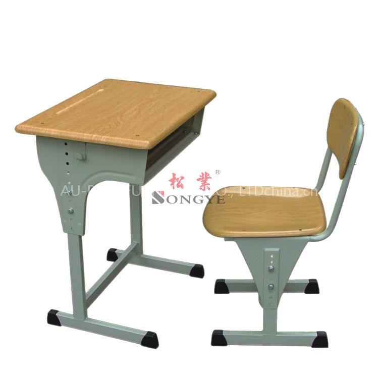 desk and chair(school furniture)ST-306A Adjustable SIngle Desk & Chair