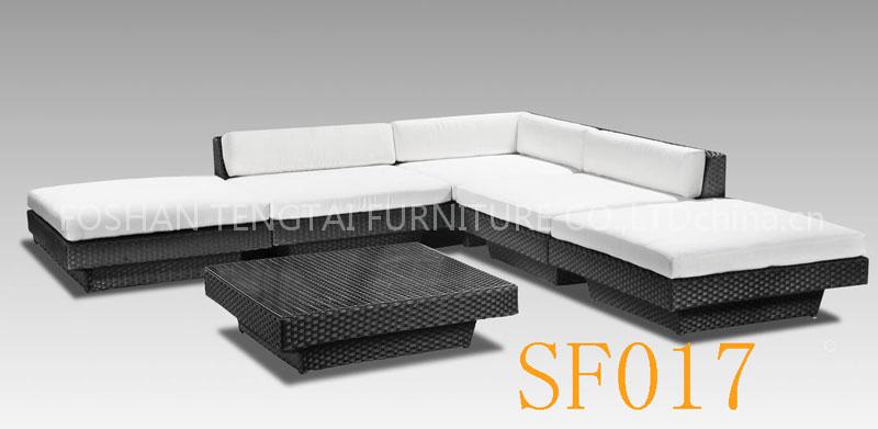 Poly rattan sofa sets SF017