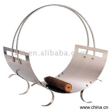 Stainless Steel Wood Holder