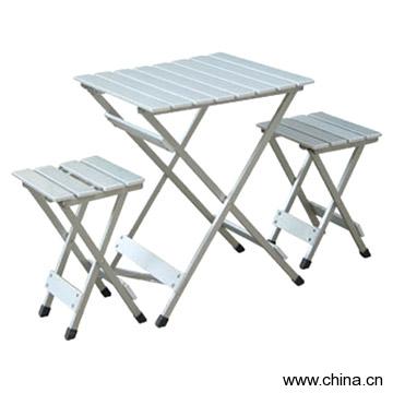 Aluminum Table and Chairs