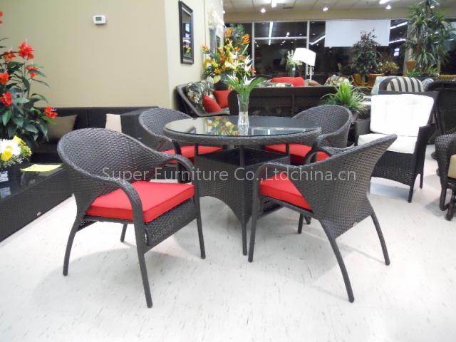 Coffee Shop Rattan Furniture Set