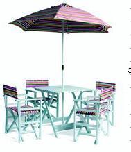 Outdoors wooden chair