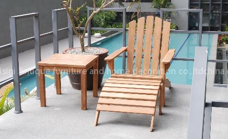 Teak woodn beach chair