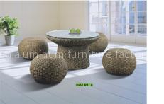 Water Hyacinth Furniture Water Hyacinth chair table