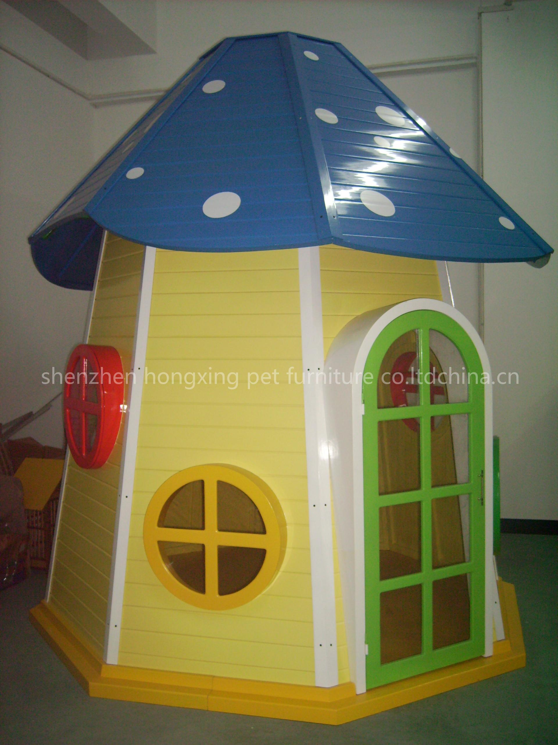 wood children house