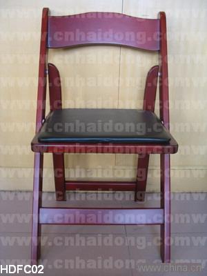 HDFC02 Mahogany folding chair