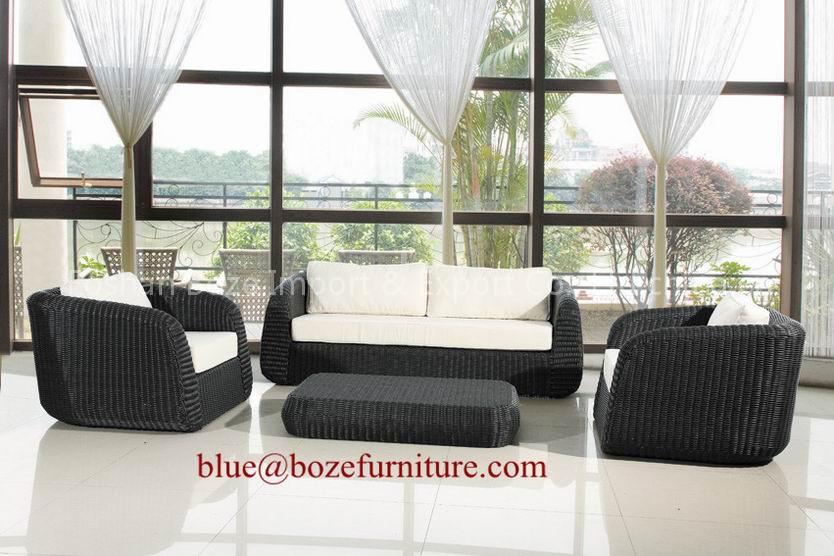 Garden Furniture Rattan / Wicker Sofa Set (BZ-R006)