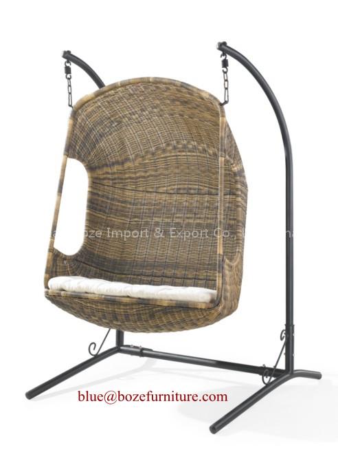 Outdoor Furniture Wicker /Rattan Hammock / Swing Chair (BZ-W015)
