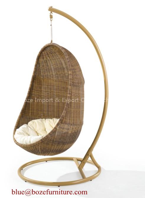 Garden Furniture Rattan Hammock / Swing Chair (BZ-W008)