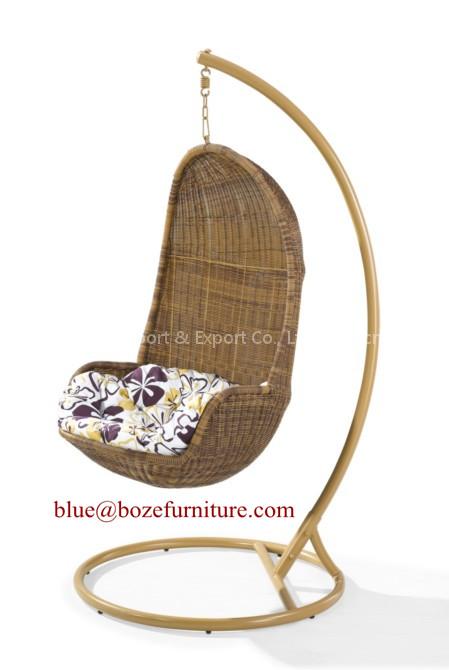 Garden Furniture Rattan Hammock / Swing Chair (BZ-W007)
