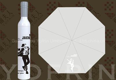Wine-bottle umbrella