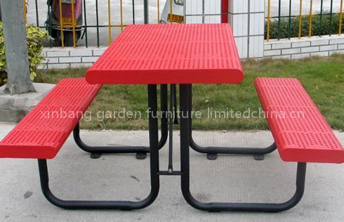 park bench,outdoor furniture,plastic bench,picnic table set