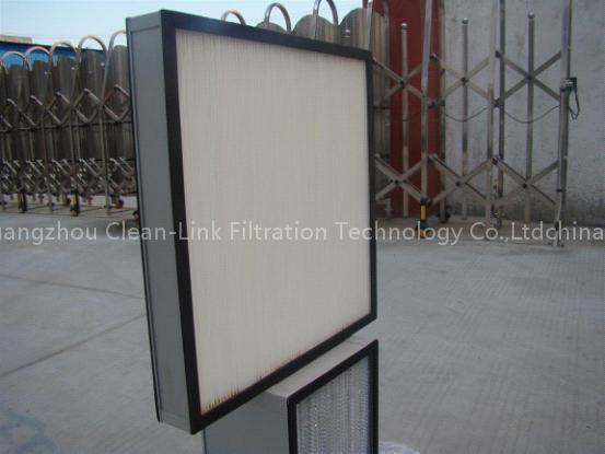Mini-pleat HEPA filter