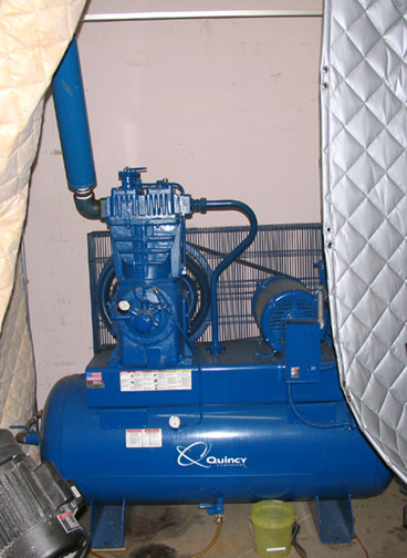 United States 20HP Quincy Air Compressor