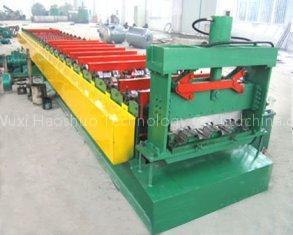 Steel deck roll forming machine