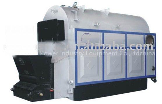Hot water biomass boiler