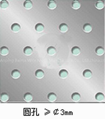 punched metal plate