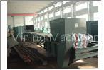 reversible belt conveyor with hopper