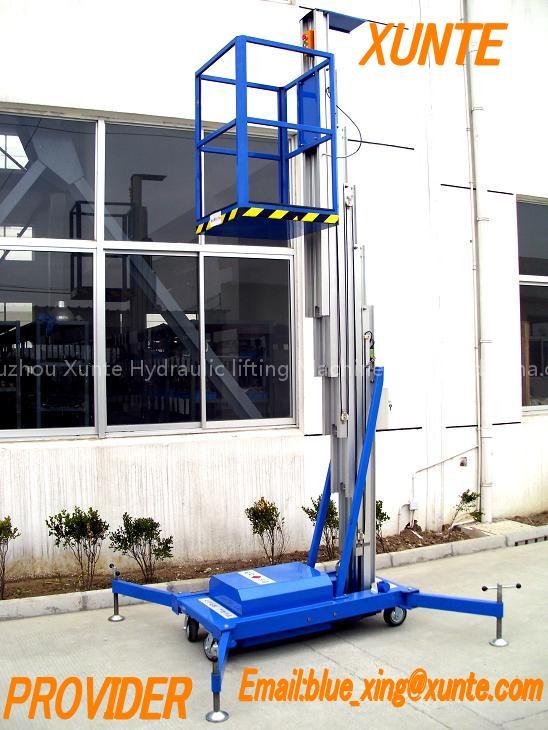mast aerial lifting platform
