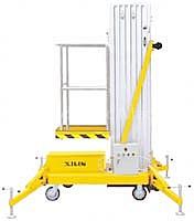 Aluminum stationary hydraulic lift table