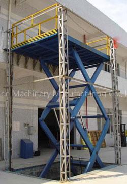 Stationary scissor lift