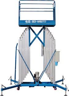 Stationary hydraulic lift table