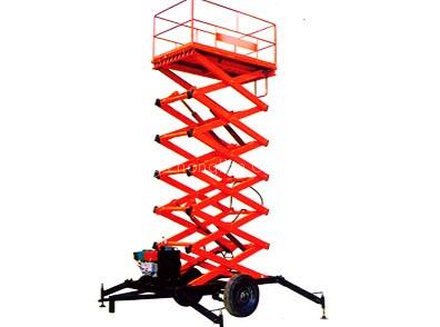 two traction hydraulic scissor lift table
