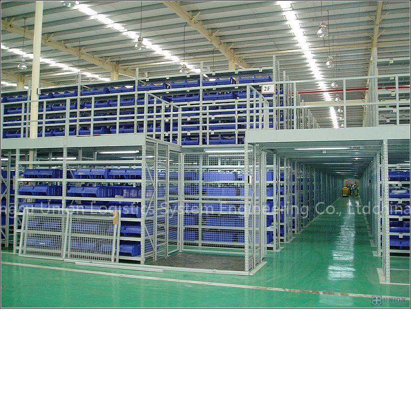 Mezzanine racking with precise structure