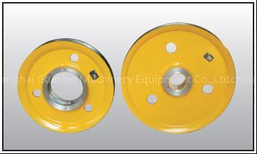 Hot rolling pulley