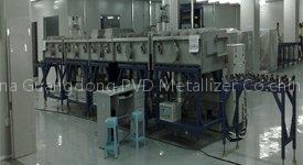 Plasma coating line for amorphous silicon PV solar cells