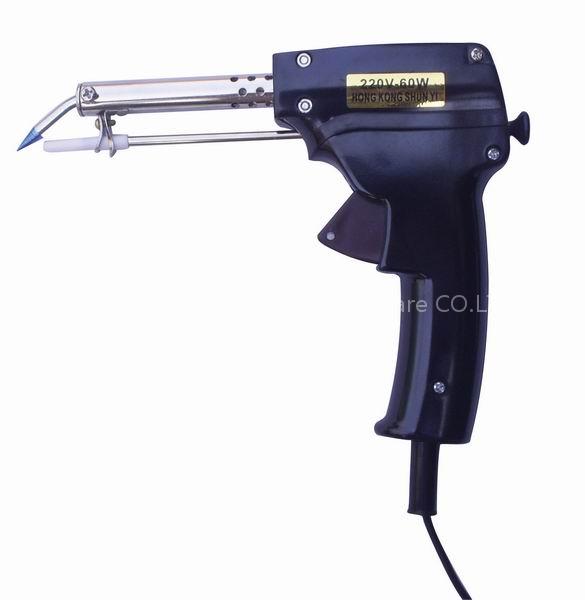 Self-feed welding gun