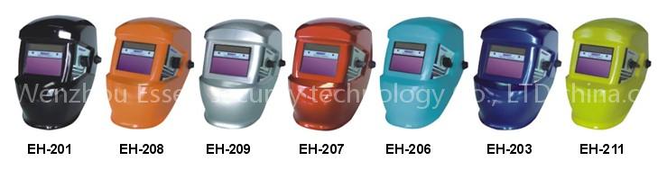 Argon arc auto darkening welding mask