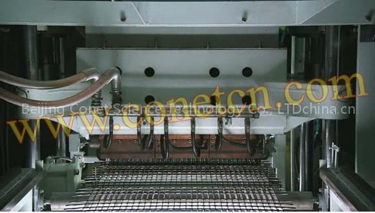 steel grating welded machine line