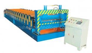 Roof panel roll forming machine
