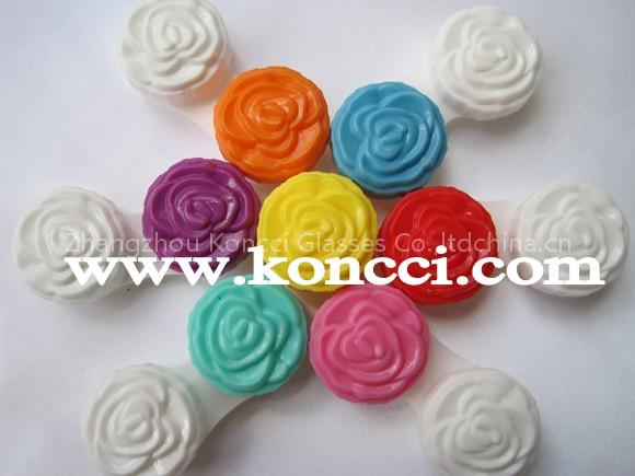 rose contact lens case