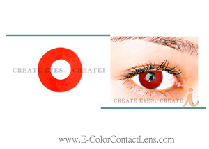 Hong Kong Red Contact Lens