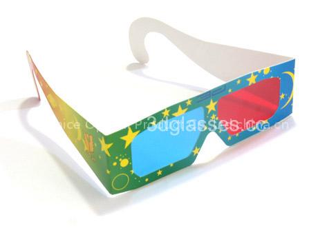Paper 3D glasses, disposable 3D glasses