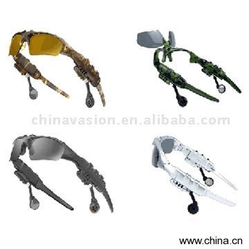 Sunglasses with Bluetooth and 1GB Flash MP3 Player