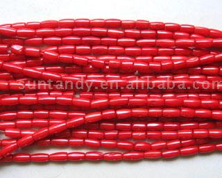 Red Coral Bead