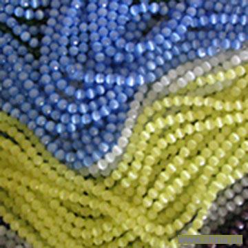 32-Facet Cat's Eye Beads