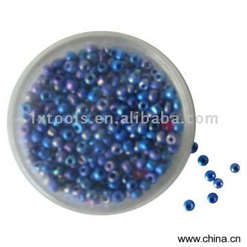 Lined Glass Beads