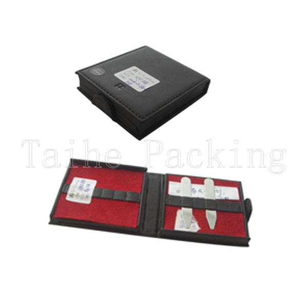Decent leather plastic jewelry box