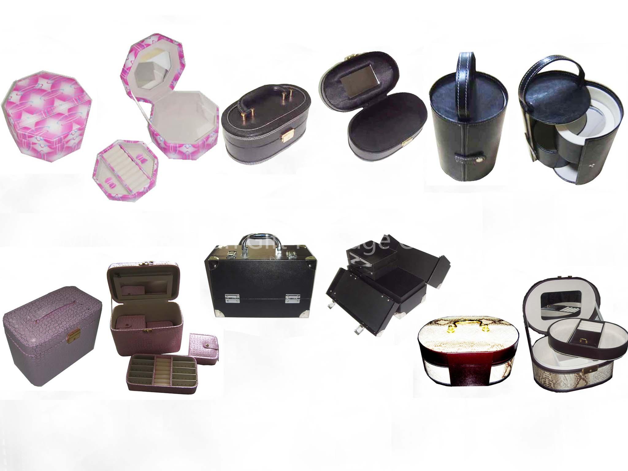Leather jewelry box