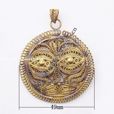 Hand-Knitted jewelry pendant