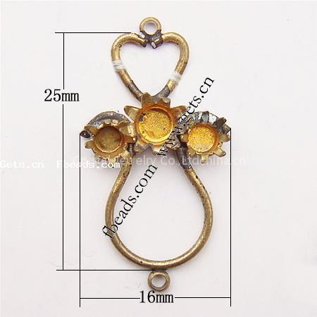 brass connector for jewelry